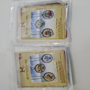 Pendant Embroidery Kits (Set of 2)